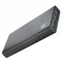 Baterie externa Green Cell PowerPlay Ultra 26800mAh 128W 4-Port 2x USB-C 65W si 27W Power Delivery si 2x USB Ultra Charge Power Bank pentru laptop, MacBook, iPad, iPhone, Nintendo Switch