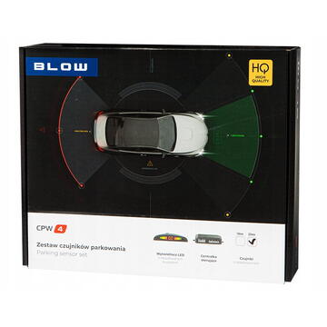 BLOW Kit senzor parcare 26-322, 22mm, negru