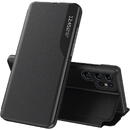Husa Hurtel Eco Leather View Case elegant case with a flip cover and stand function for Samsung Galaxy S22 Ultra black