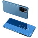 Husa Hurtel Clear View Case flip cover for Xiaomi Redmi Note 11S / Note 11 blue