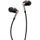 Wired earphones 1MORE Triple-Driver Auriu/Negru In ear