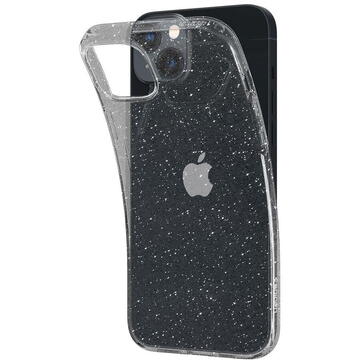 Husa Spigen Liquid Crystal case with glitter for iPhone 14 transparent