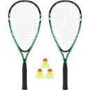 NILS eXtreme Crossminton set NILS NRS001 2 rackets + darts + case green