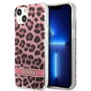 Husa Guess GUHCP13SHSLEOP iPhone 13 mini 5.4&quot; pink/pink hardcase Leopard