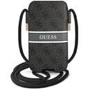 Husa Guess Handbag GUPHL4GDGR 6.7&quot; grey/grey hardcase 4G Stripe