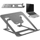 MACLEAN Fordable laptop stand grey Ergo Office ER-416