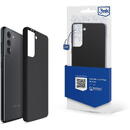 Husa 3mk Protection 3mk Silicone Case Husa pentru Samsung Galaxy S21+ 5G, Spate telefon, Negru, Silicon