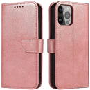 Husa Hurtel Magnet Case Cover for Xiaomi Redmi Note 12 Cover with Flip Wallet Stand Pink