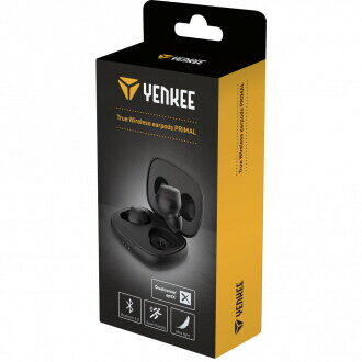 Yenkee Wireless casti YHP 04BT PRIMAL Bluetooth 5.0, 400mAh negru