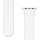 Hurtel Silicone Strap APS Silicone Watch Band Ultra / 8/7/6/5/4/3/2 / SE (45/44 / 42mm) Strap Watchband White