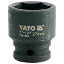 Yato Cheie tubulara hexagonala de impact 1/2", 27mm, YT-1017