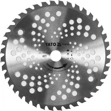 Yato Disc pentru motocoasa, YT-85150, 255 mm, 40 dinti