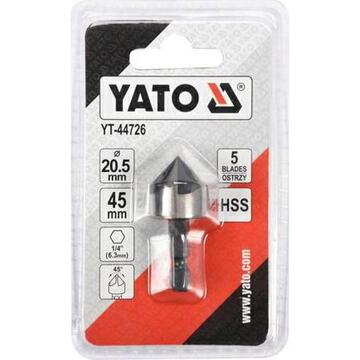 YATO POGŁĘBIACZ DO METALU 20,5mm HEX YT-44726