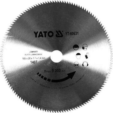 Yato tarcza do cięcia paneli 185x140x20 (YT-60631)