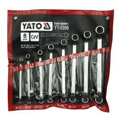 Yato Zestaw kluczy oczkowych odgiętych 6-22mm 8szt. (YT-0396)