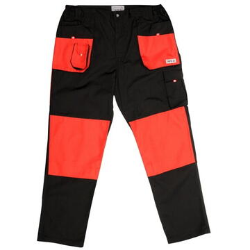 Yato Pantaloni de lucru YT-8028, marimea XL, 6 buzunare, Negru