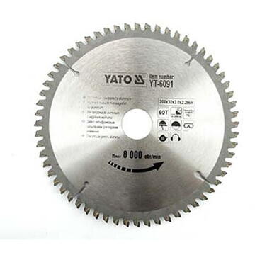 Yato Piła tarczowa do aluminium 250x30mm 100z YT-6095