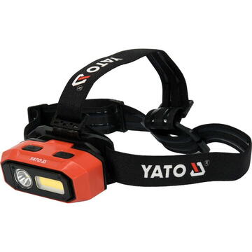 Yato Lanternă pentru cap cu acumulatori 800 lm 3.7 V YT-08594