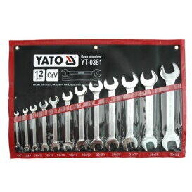 Yato Zestaw kluczy płaskich 6-32mm 12szt. (YT-0381)