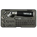 Yato Zestaw bitów i nasadek z grzechotką i przegubem 1/4" 42 części (YT-2806)