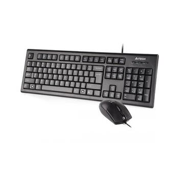 Tastatura A4Tech Keyboard+mouse A4-Tech KR-85550, Kit tastatura+mouse, Negru, USB cu fir