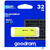 Memorie USB GOODRAM memory USB UME2 32GB USB 2.0 Galben, Citire 20 MB/s, Scriere 5 MB/s