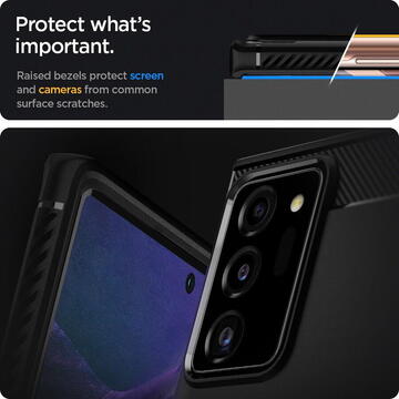 Husa Spigen Husa Rugged Armor Samsung Galaxy Note 20 Plus Black