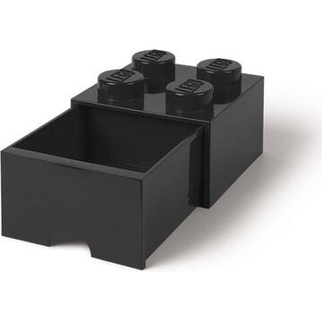 Room Copenhagen LEGO Brick Drawer 4 black - RC40051733