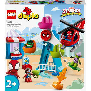 LEGO DUPLO® Marvel - Omul Paianjen si amicii: aventura in Parcul de distractii 10963, 41 piese