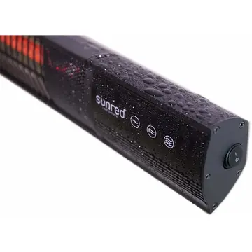 Sunred RD-DARK-25 Heater, Incalzitor de perete, 2500 W, Negru,Comutator pornit/oprit