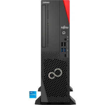 Sistem desktop brand Fujitsu ESPRIMO D7012 Intel Core I5 12500 8GB 512GB SSD Intel UHD 770 Windows 11 Pro Black