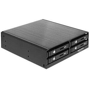 HDD Rack Delock Intern HDD  SATA 5,25 4xHDD 2.5 negru