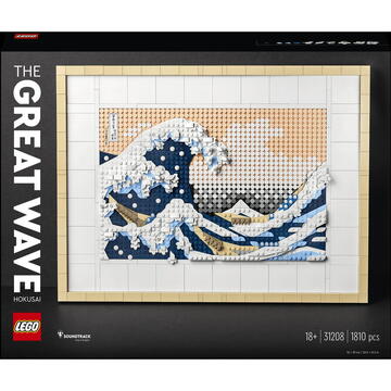 LEGO ART - Hokusai, Marele val 31208, 1810 piese