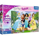 Trefl Puzzle 104 elements XL Super Shape Princesses in the garden, Disney Princesses