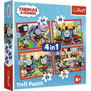 Trefl Puzzle 4in1 Awesome Thomas, Thomas and Friends