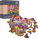 Trefl Gra puzzle drewniane 500 elementów Magiczny świat