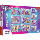 Trefl Puzzle 10in1 Shiny pony ponies My little pony