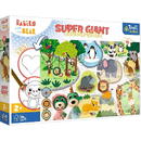 Trefl Puzzle 15 elements GIANT Babies and The Bear, Babies in Zoo
