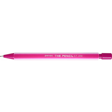 Creion mecanic PENAC The Pencil, rubber grip, 0.7mm, varf plastic - corp roz