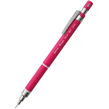 Creion mecanic profesional PENAC Protti PRC-107, 0.7mm, con metalic, varf retractabil, rosu, in blis
