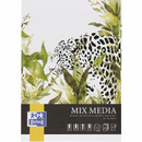 Articole pentru scoala Bloc de desen OXFORD Mixed Media, A4, 25 file - 225g/mp, coperta carton - design leopard