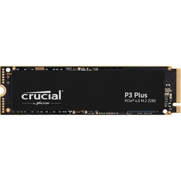 SSD Crucial P3 Plus 2TB, SSD (PCIe 4.0 x4, NVMe, M.2 2280)