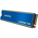 SSD Adata LEGEND 700 256 GB - SSD - M.2, PCIe 3.0 x4, blue/gold