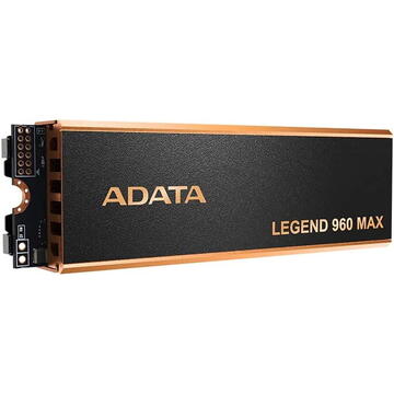 SSD Adata LEGEND 960 MAX 1 TB, SSD (dark grey/gold, PCIe 4.0 x4, NVMe 1.4, M.2 2280)