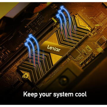 SSD Lexar NM800PRO with Heatsink - 2TB - SSD - M.2, PCIe 4.0 x4