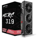 Placa video XFX Radeon RX 6950 XT Speedster MERC 319 Black Gaming 16GB, graphics card (RDNA 2, GDDR6, 3x DisplayPort, 1x HDMI 2.1)