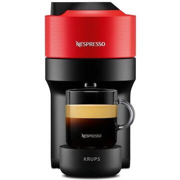 Espressor Krups XN 9205 Vertuo  Pop Spicy Rosu,1500W, Alimentare Capsule,Rezervor 0.56 L,Oprire automată
