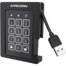 Hard disk extern Apricorn Aegis Padlock - 1 TB - USB 3.2 - 2.5" Black