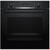 Cuptor Bosch HBA534EB0, Electric, 71 l, Autocuratare EcoClean Direct, Grill, Cleaning Assistance, 4D Hotair, Multifunctional, Clasa A, Sticla neagra