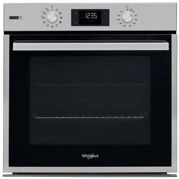 Cuptor Whirlpool OAS KC8V1SW IX oven 71 L 2900 W A+ Black, Stainless steel